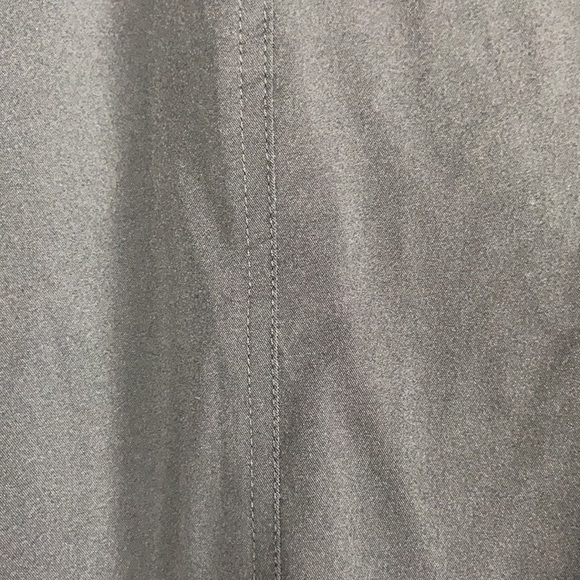 DKNY black button up doubled breasted waterproof trench coat with front pockets - Picture 7 of 13